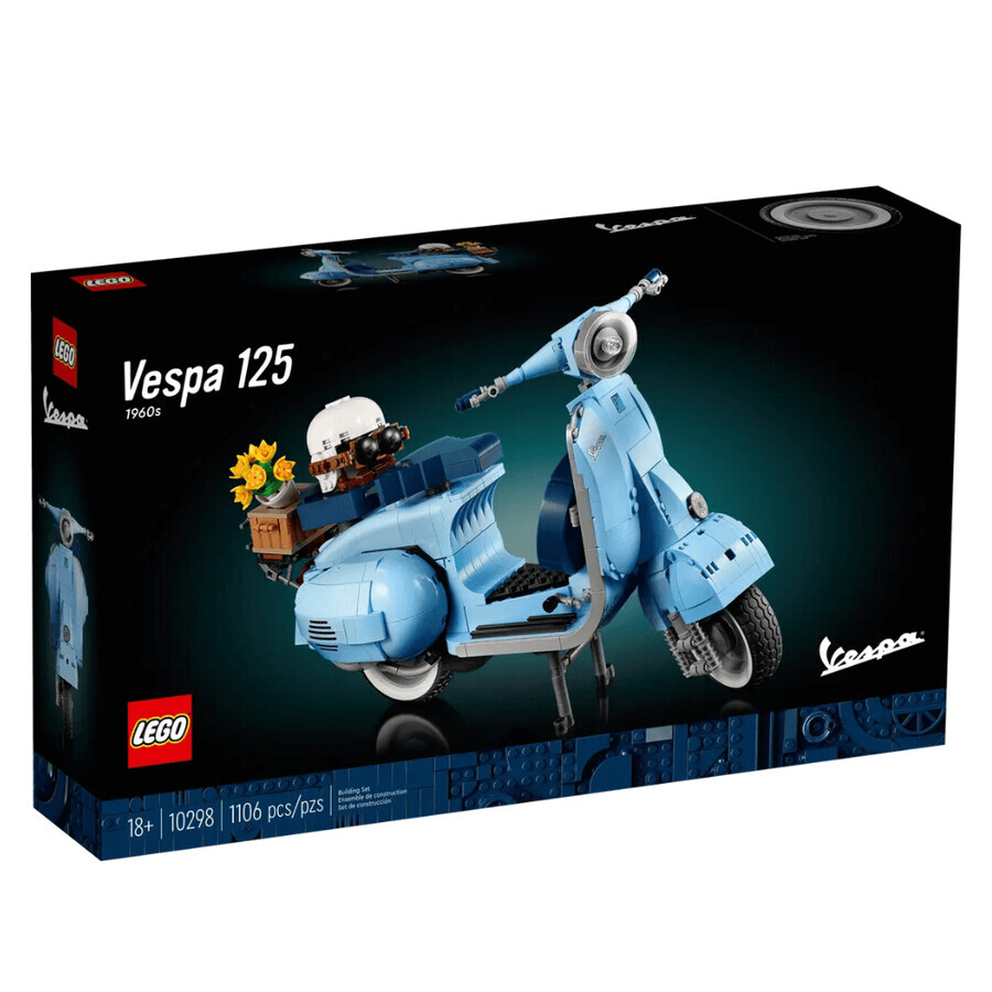 Vespa 125 Lego Creator Icons, 18 ans et plus, 10298, Lego