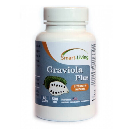 Graviola 500 mg, 60 Kapseln, Smart Living