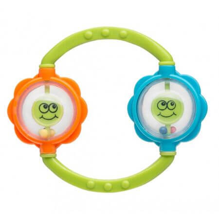 Sonaglio per bambini con 2 anelli, Babyono