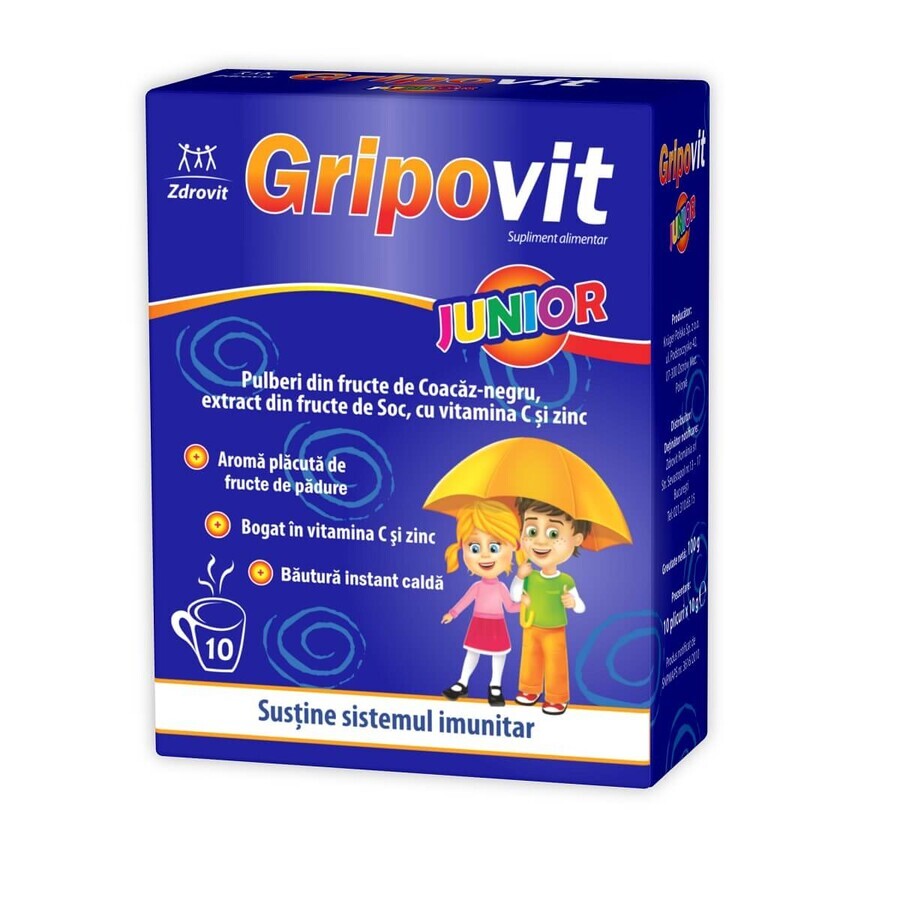 Gripovit Junior, 10 sachets, Zdrovit