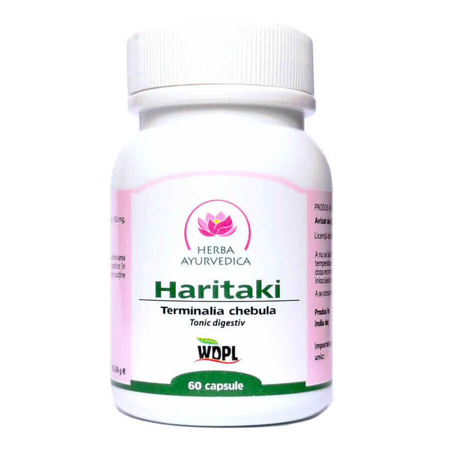 Haritaki, 60 capsules, Ayurvedisch Kruid