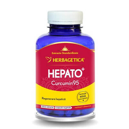 Hepato Curcumine95, 120 capsules, Herbagetica