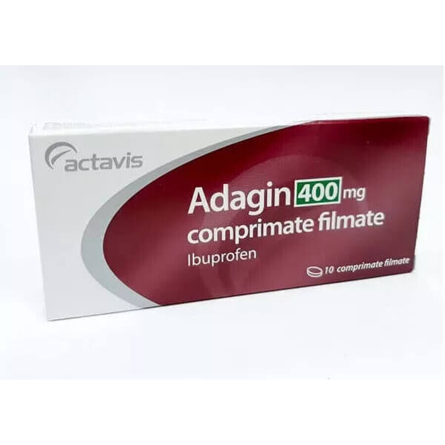 Adagin 400 mg, 10 comprimés, Actavis