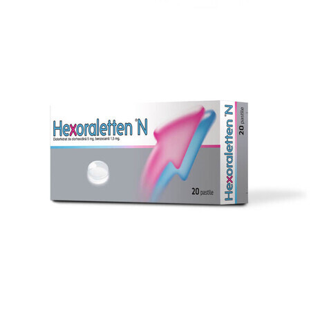 Hexoraletten N, 20 comprimés, Johnson&Johnson