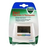 Hygrometer en thermometer 2 in 1, TOW015094, Vicks