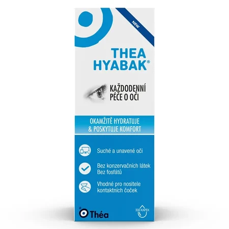 Hyabak 0,15% oogoplossing, 10 ml, Thea