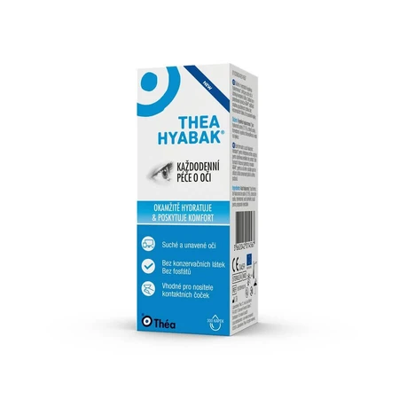 Hyabak 0,15% oogoplossing, 10 ml, Thea