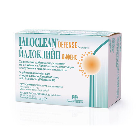 Ialoclean Defence poudre orodispersible, 14 sachets, Farma Derma