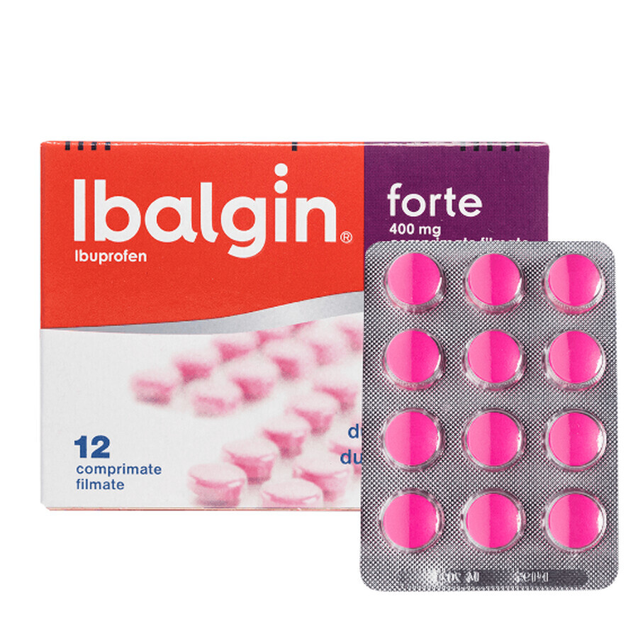 Ibalgin Forte 400 mg, 12 comprimés, Sanofi