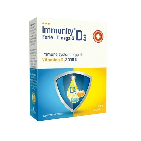 Immunity Forte D3 + Omega-3, 30 capsules, MBA Pharma