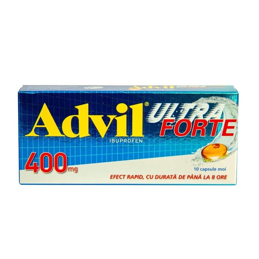 Advil Ultra Forte 400 mg, 10 gélules, Gsk