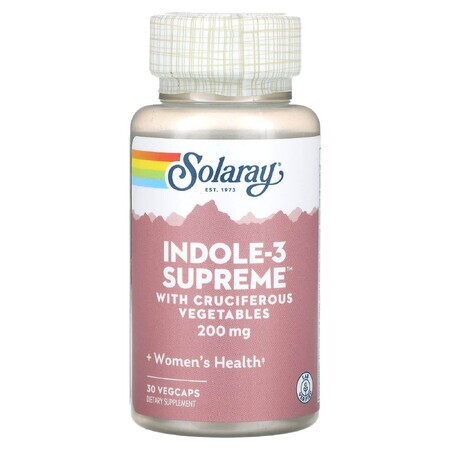 Indole-3 Suprem Solaray, 30 capsules, Secom