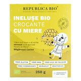 Anelli biologici croccanti con miele SENZA GLUTINE, 250 g, Republica BIO