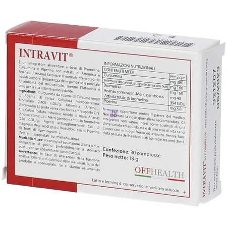 Intravit, 30 tablets, OFF Italia