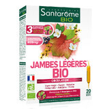 Jambes de Léger Bio, 20 ampoules, Santarome Naturel