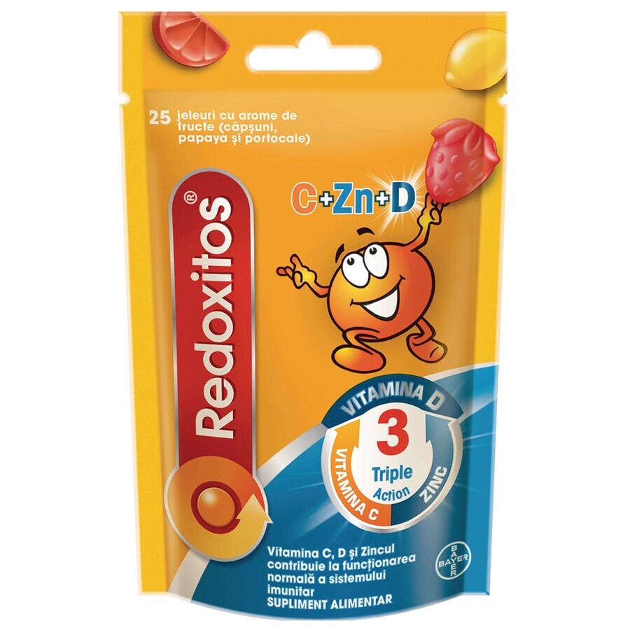 Redoxitos Triple Action, 25 jelly beans, Bayer Beoordelingen