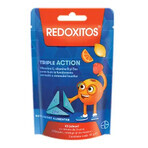 Redoxitos Triple Action per bambini, vitamine per il supporto immunitario avanzato, 25 gelatine, Bayer