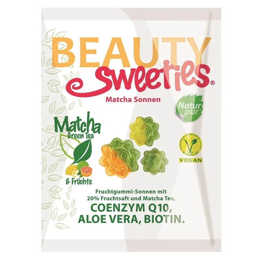 Zachte gummy gelei Matcha Thee, 125 g, Beauty Sweeties