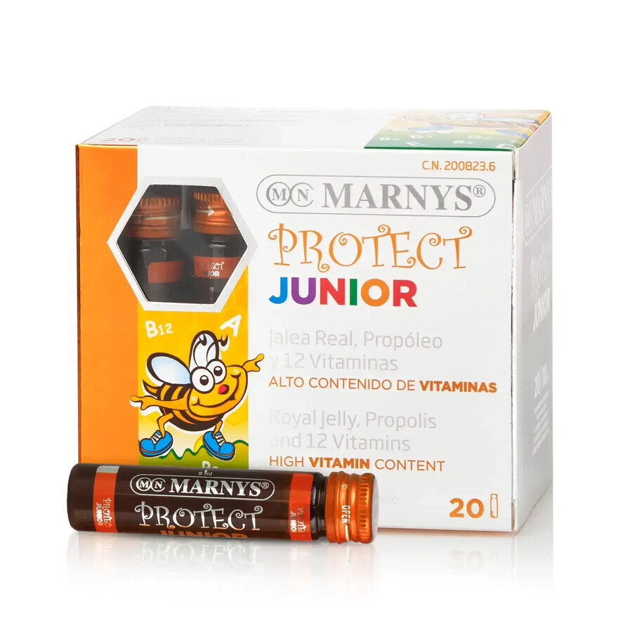 Junior Protect Complex voor de immuniteit van kinderen, 20 injectieflacons, Marnys