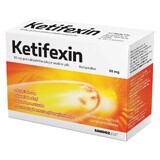 Ketifexine 50 mg korrels voor orale oplossing, 10 sachets, Sandoz