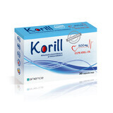 Korill pure krill olie 500 mg, 30 capsules, Sanience