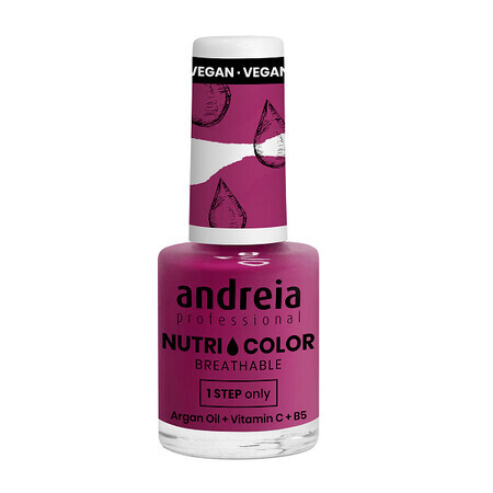 Vernis à ongles NutriColor-Care&Colour NC19, 10.5ml, Andreia Professional