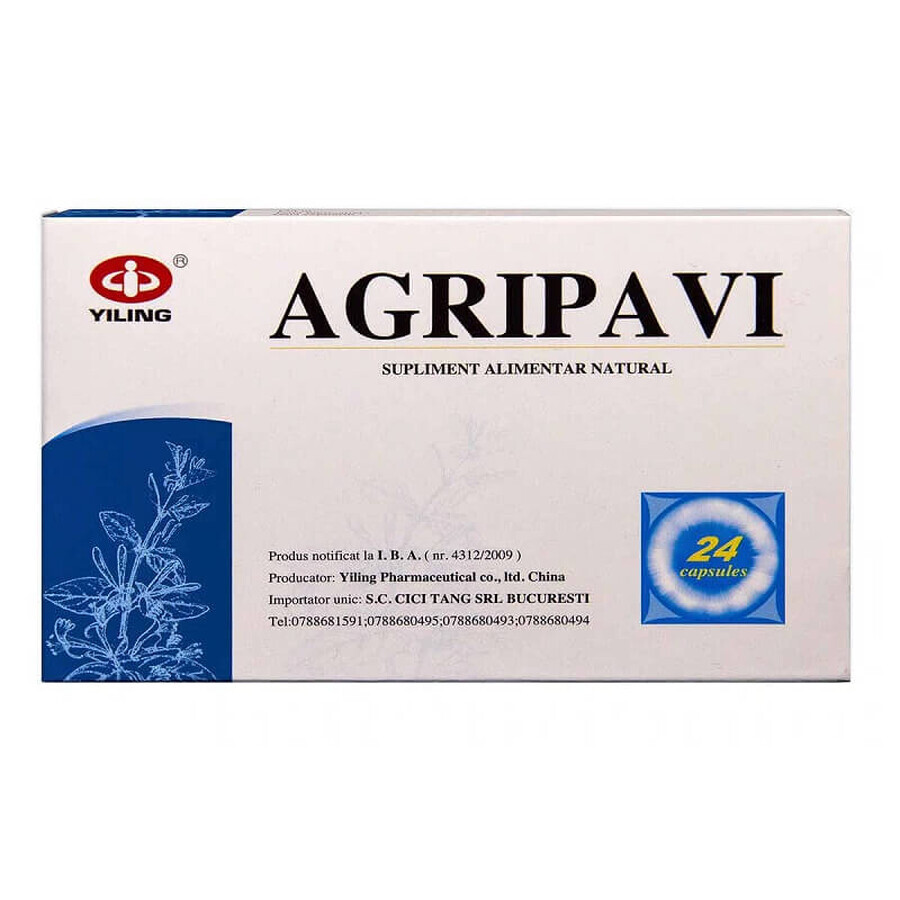 Agripavi, 24 capsule, Yilling Farmaceutico