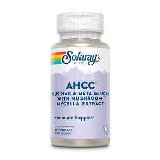 AHCC® plus NAC and Beta Glucan, Solaray, 30 capsules, Secom