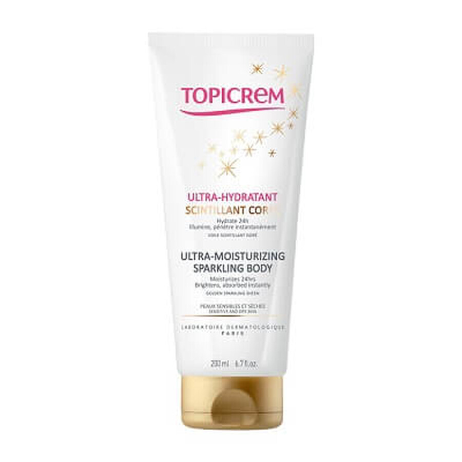 Lapte corp ultra hidratant Sparkling Topicrem, 200 ml, NIGY