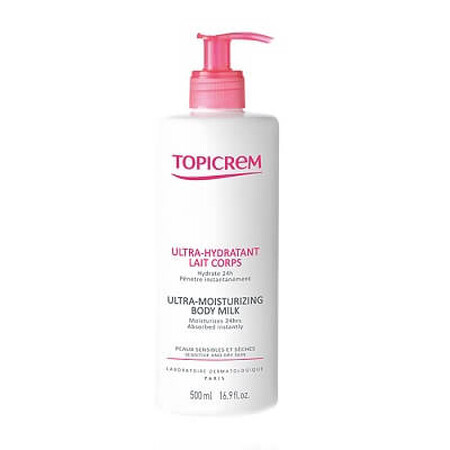 Topicrem Lait corporel ultra hydratant, 500 ml, NIGY