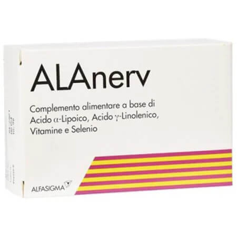 Alanerv, complément alimentaire pour le système nerveux, 20 softgels, Alfasigma Évaluations