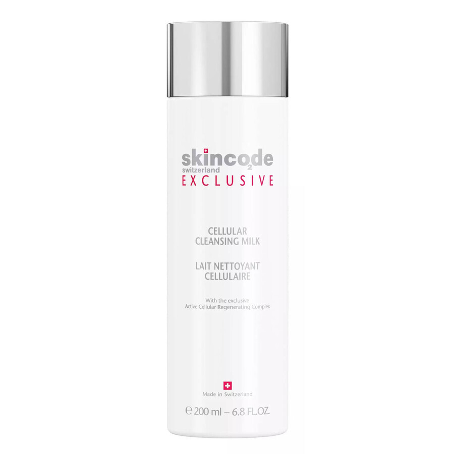 Cellular Exclusive Cleansing Milk, 200 ml, Skincode