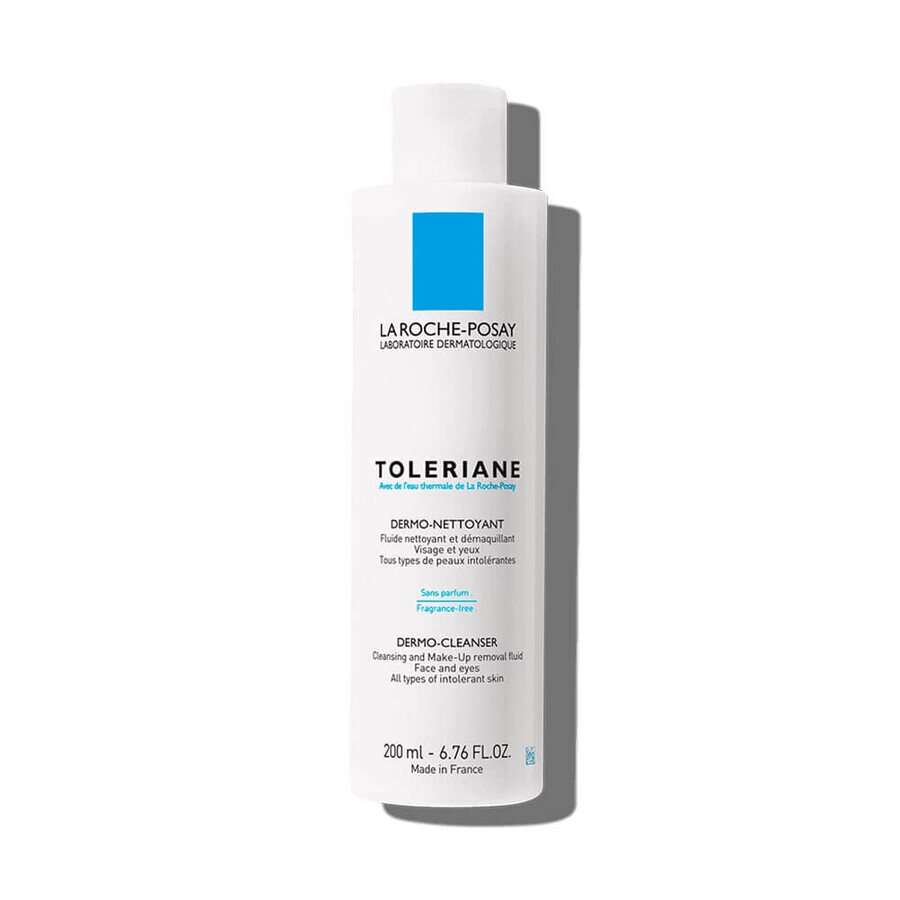 La Roche-Posay Toleriane Leche limpiadora para pieles intolerantes y sensibles, 200 ml