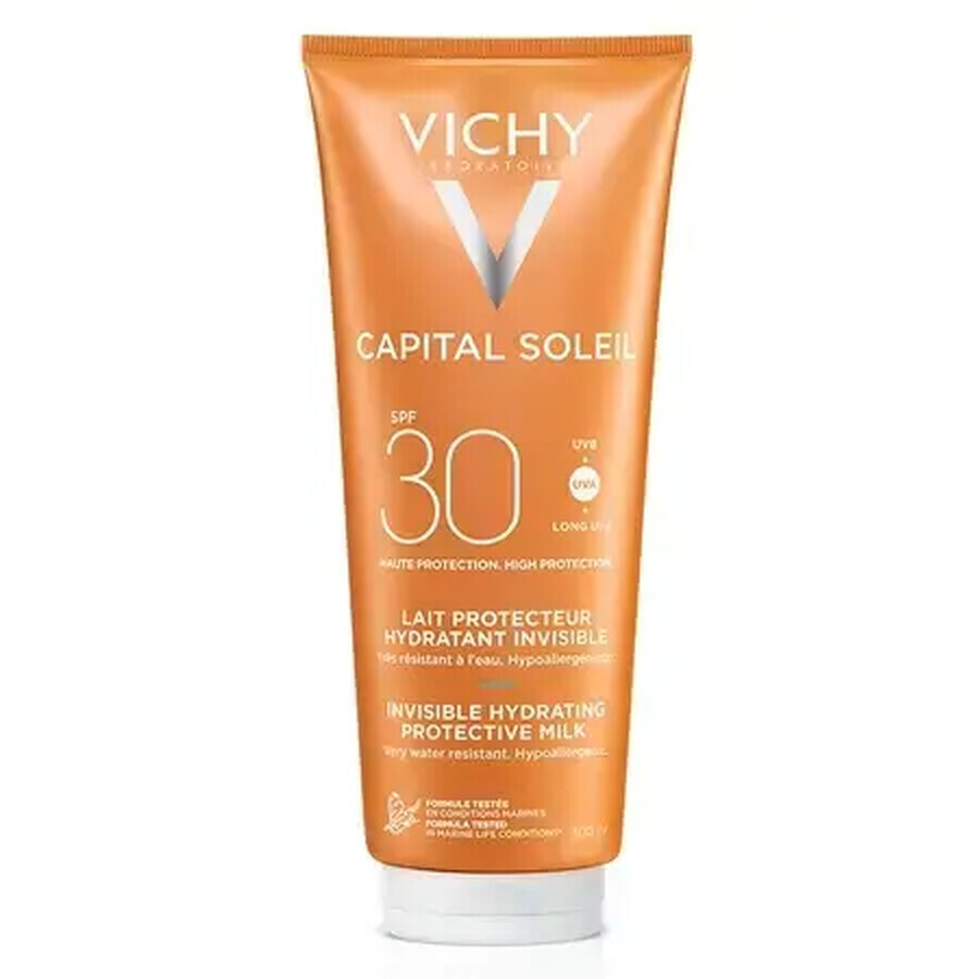 Vichy Capital Soleil Lait solaire hydratant visage et corps SPF 30, 300 ml