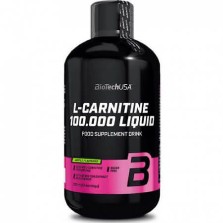 L-carnitine 100.000 liquid, Apple, 500 ml, Biotech