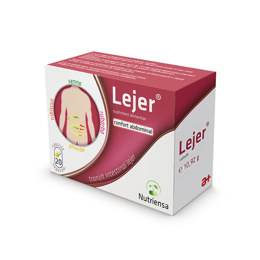 Lejer, 20 gélules, Antibiotice SA