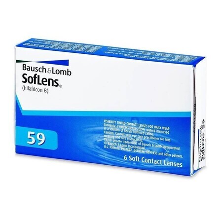 Lenti a contatto SofLens 59, -01.50, 6 pezzi, Bausch Lomb