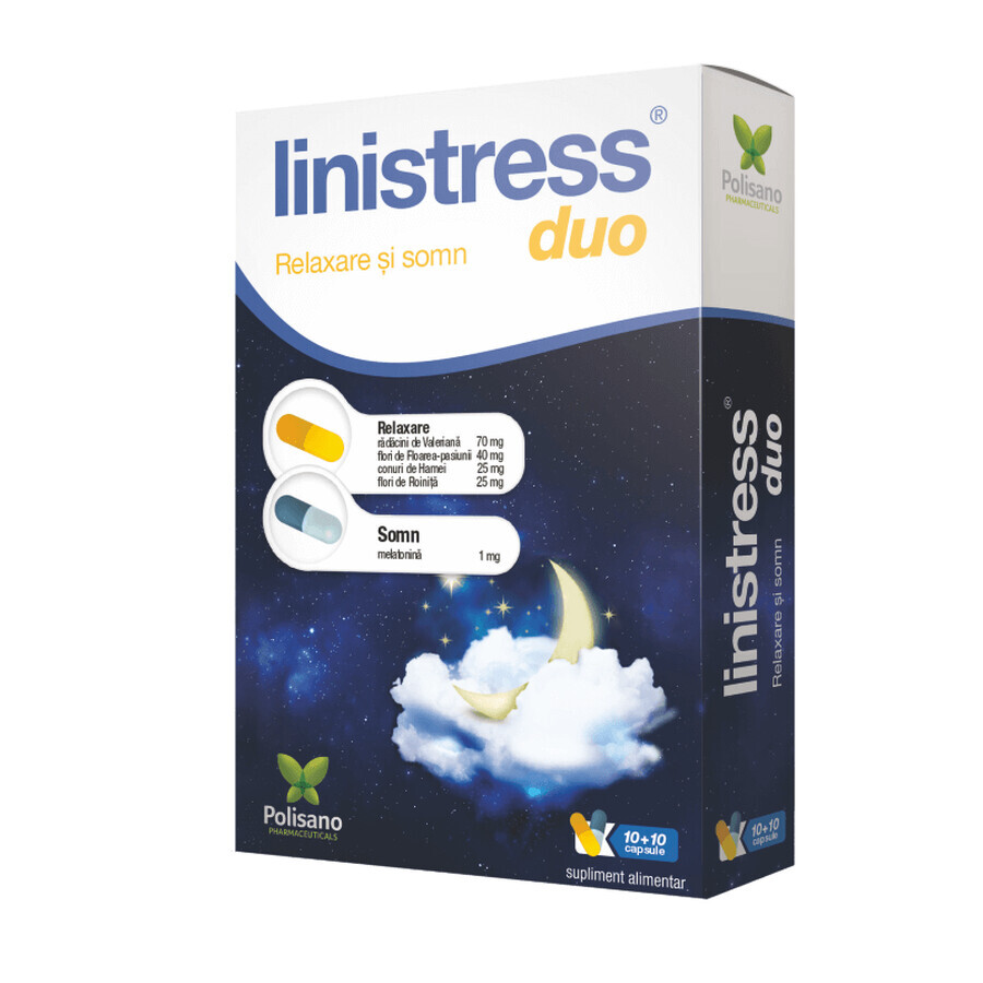 Linistress Duo, 20 gélules, Polisano