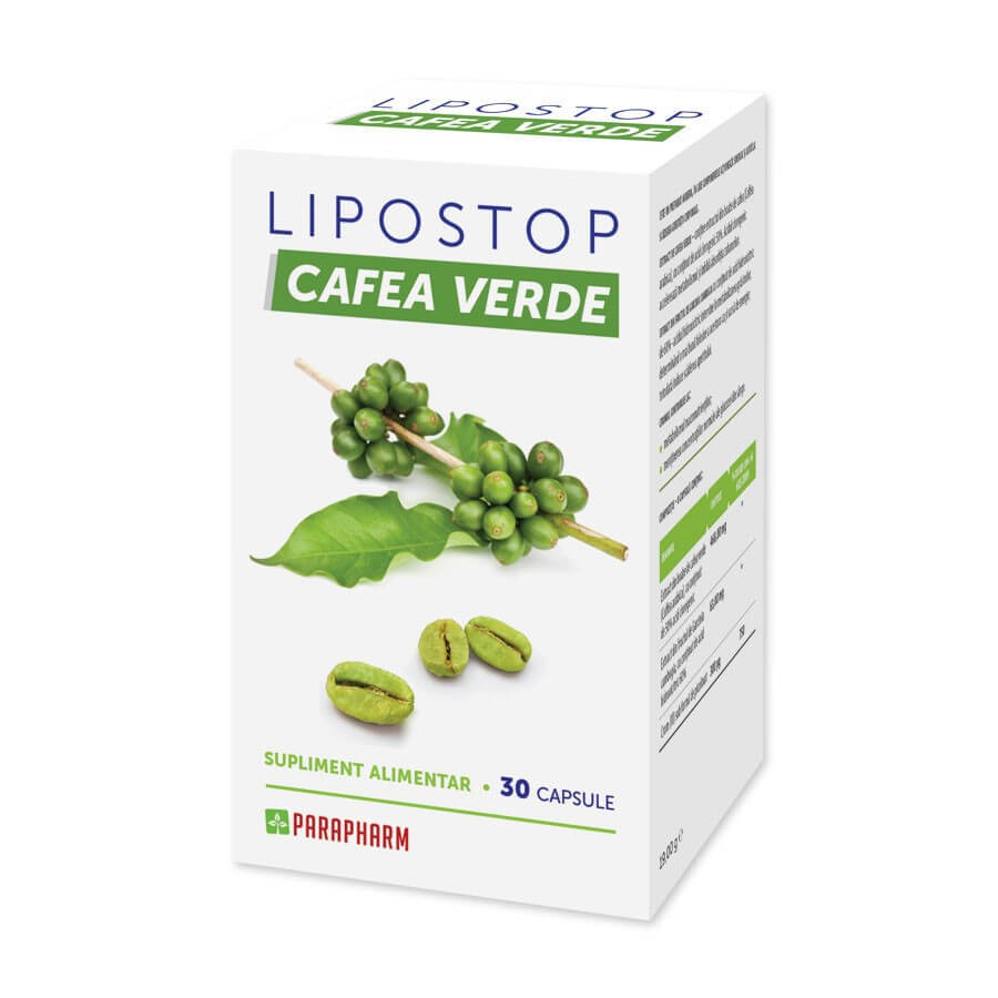 Lipostop Café Vert, 30 gélules, Parapharm