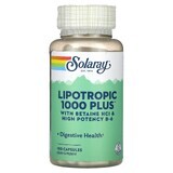 Lipotropic 1000 Plus Solaray, 100 gélules, Secom