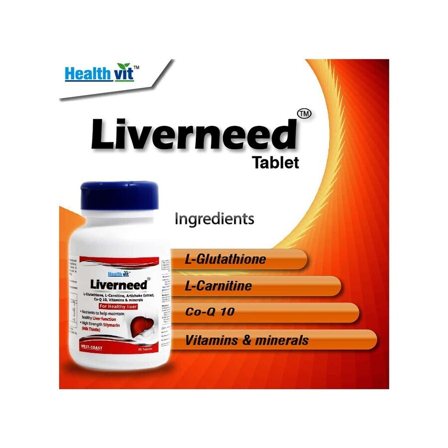 Liverneed complexe hépatoprotecteur, 30 comprimés, EsVida Pharma
