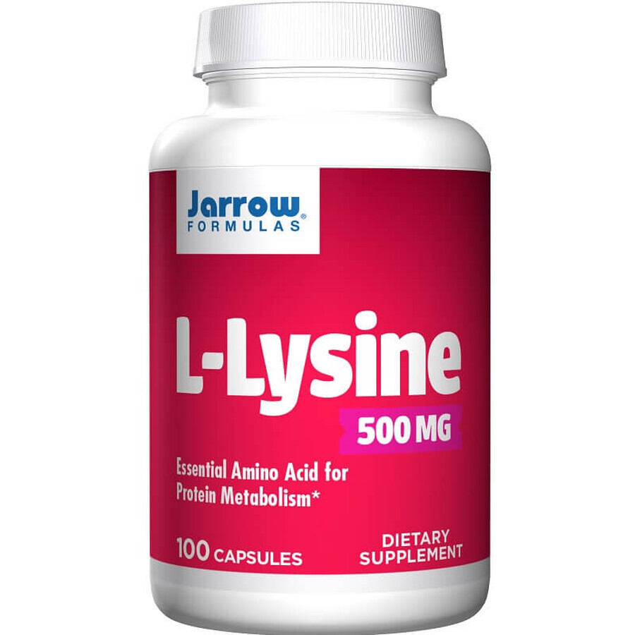 L-Lysin 500mg Jarrow Formulas, 100 Kapseln, Secom