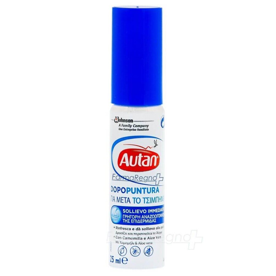 Loțiune cu mușețel și aloe pentru tratarea înțepăturilor, 25 ml, Autan