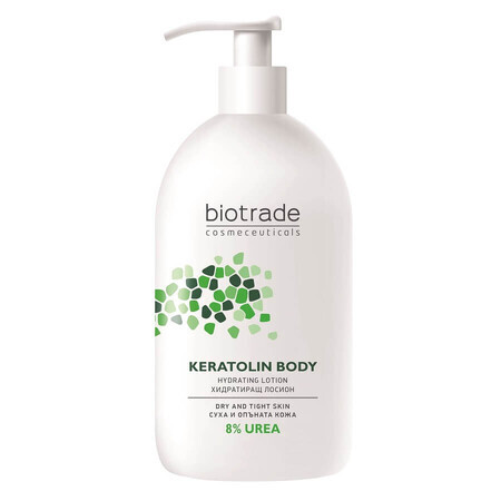 Biotrade Keratolin Lotion corporelle pour peaux très sèches 8% urée, 400 ml