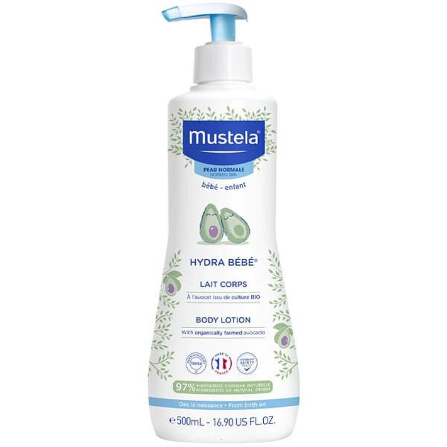 Hydra Baby Hydraterende Body Lotion voor normale huid, 500 ml, Mustela