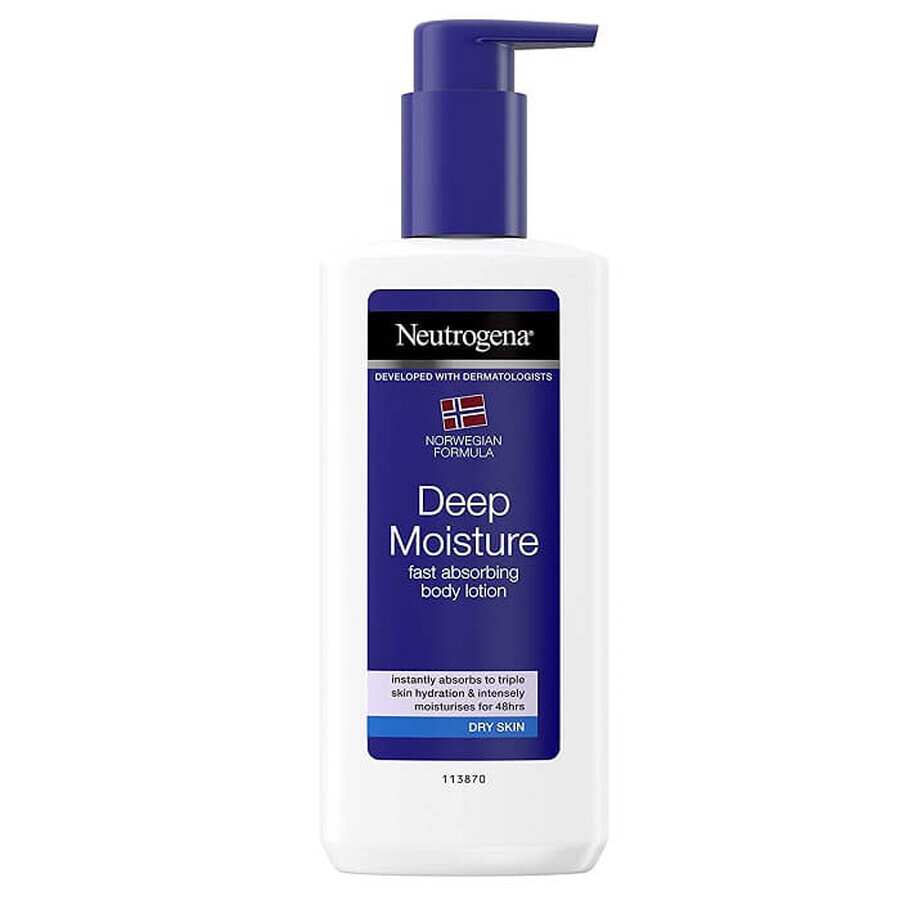 Intens hydraterende bodylotion met snelle absorptie, 400 ml, Neutrogena