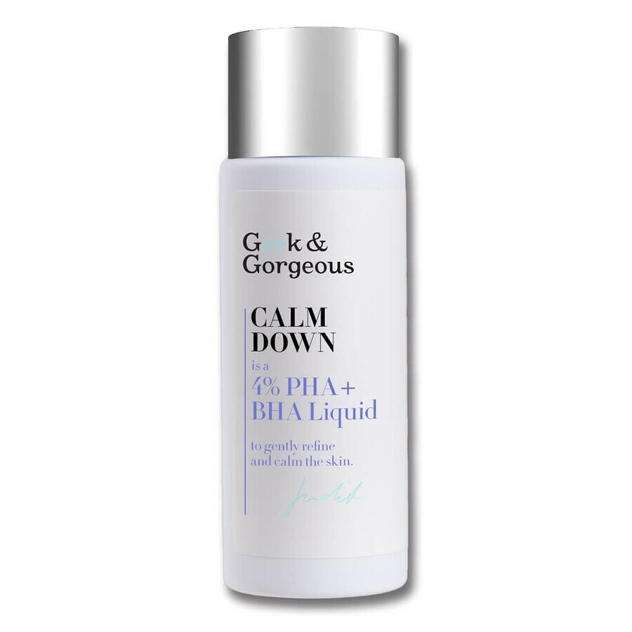 Lotiune exfolianta Calm down, 30 ml, Geek&Gorgeous