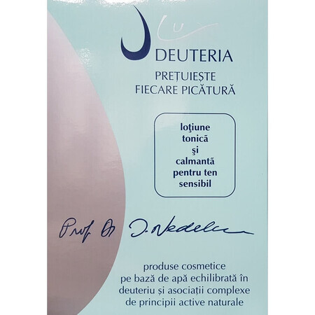 Lotion tonique et apaisante pour les peaux sensibles, 150 ml, Deuteria Cosmetics