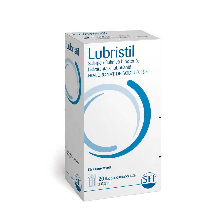 Lubristil solution, 20x0,3 ml dose unique, Sifi