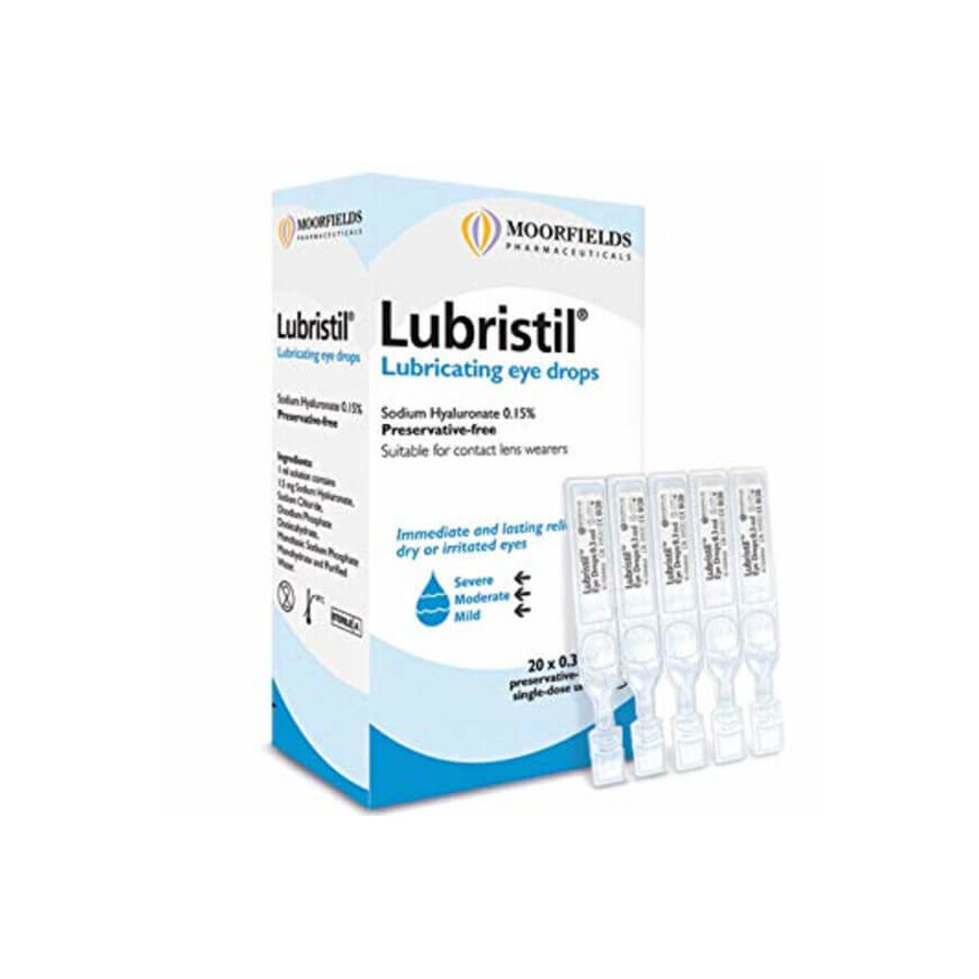 Lubristil-oplossing, 20x0,3 ml enkelvoudige dosis, Sifi